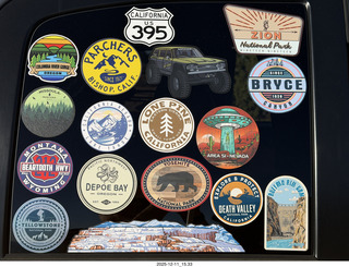 Utah - Canyonlands National Park - stickers on somebody else's car