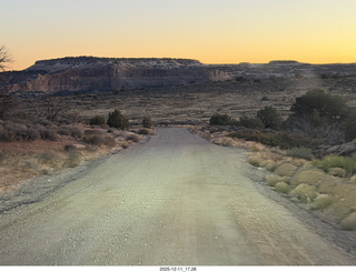 Utah - Canyonlands National Park drive back to Moab
