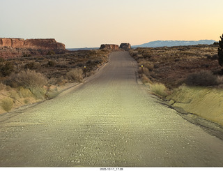 Utah - Canyonlands National Park drive back to Moab