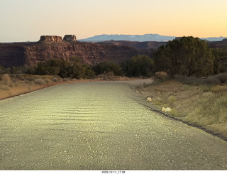 Utah - Canyonlands National Park drive back to Moab
