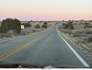 Utah - Canyonlands National Park drive back to Moab