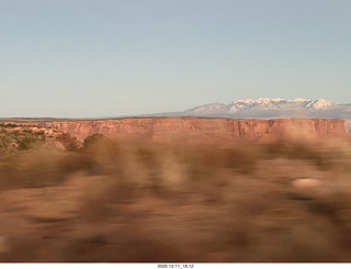 Utah - Canyonlands National Park drive back to Moab