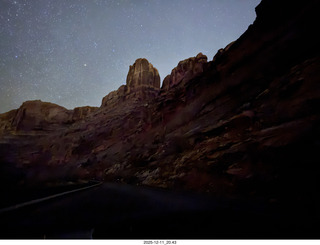 Utah - just outside Moab - night