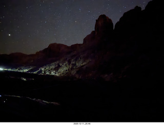 Utah - just outside Moab - night