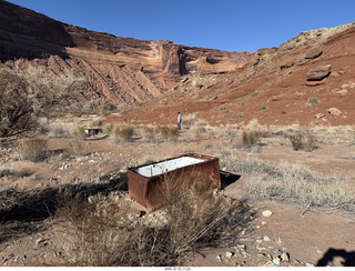 108 a2q. Utah - Mineral Canyon hike - old refrigerator