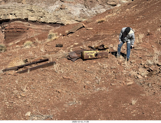 114 a2q. Utah - Mineral Canyon hike - Tyler