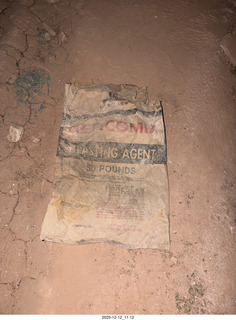 119 a2q. Utah - Mineral Canyon hike - inside the mine