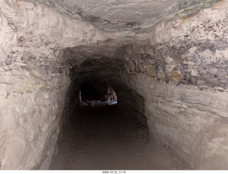 122 a2q. Utah - Mineral Canyon hike - inside the mine