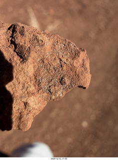 234 a2q. Utah -  Mineral Canyon hike - close-up of rock