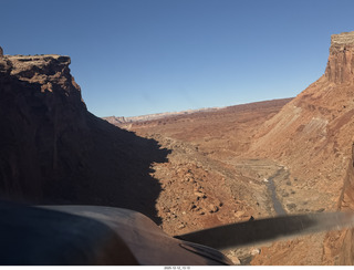 347 a2q. aerial - Utah - canyonlands - Hidden Splendor approach