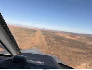 396 a2q. aerial - Utah - canyonlands - Sage Brush Bench landing