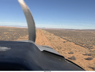 398 a2q. aerial - Utah - canyonlands - Sage Brush Bench landing