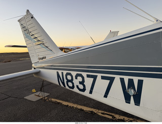 681 a2q. N8377W back at Canyonlands Airport (CNY)