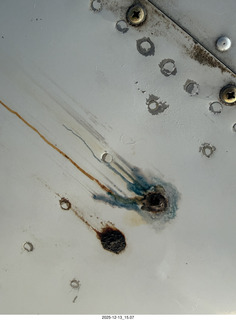 160 a2q. N8377W at Falcon Field - gas leak