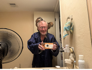 Ashley Saenz and cat Pickle on her back