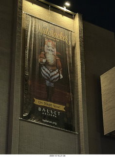 Phoenix Symphony Hall - Ballet Arizona - Nutcracker sign