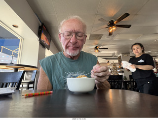 Utah - Hidden Splendor hike - Heather, Adam, and Tyler on rock