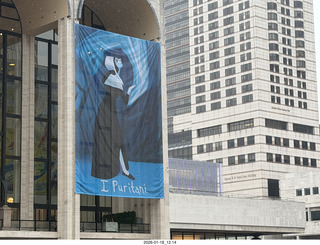 4 a2r. New York City - Manhattan - Lincoln Center - Metropolitan Opera - I Puritani sign