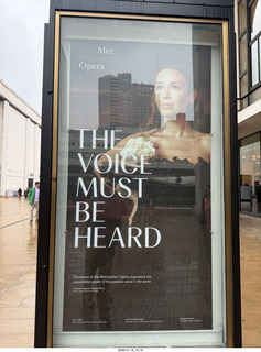 6 a2r. New York City - Manhattan - Lincoln Center - Metropolitan Opera - I Puritani sign