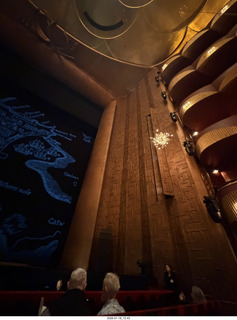 20 a2r. New York City - Manhattan - Lincoln Center - Metropolitan Opera - raising the chandeliers