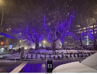 56 a2r. New York City - Manhattan - Lincoln Center  - snow