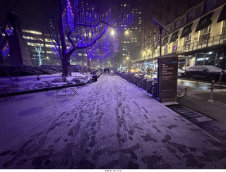 57 a2r. New York City - Manhattan - Lincoln Center  - snow