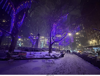 61 a2r. New York City - Manhattan - Lincoln Center  - snow