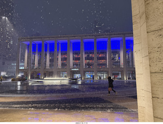 62 a2r. New York City - Manhattan - Lincoln Center  - snow