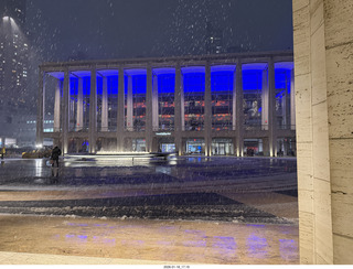 63 a2r. New York City - Manhattan - Lincoln Center  - snow