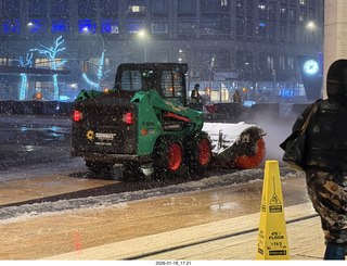 66 a2r. New York City - Manhattan - Lincoln Center  - snow plow