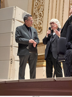 46 a2r. New York City - Manhattan - Carnegie Hall - Sir Karl Jenkins himself