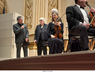 55 a2r. New York City - Manhattan - Carnegie Hall - Sir Karl Jenkins himself
