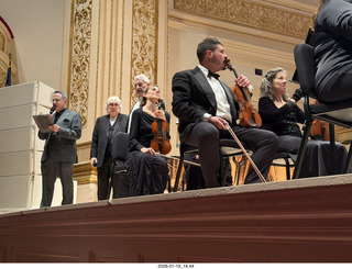 58 a2r. New York City - Manhattan - Carnegie Hall - Sir Karl Jenkins himself