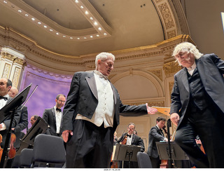 61 a2r. New York City - Manhattan - Carnegie Hall  - Sir Karl Jenkins himself