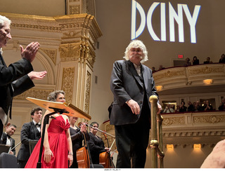 73 a2r. New York City - Manhattan - Carnegie Hall  - Sir Karl Jenkins himself