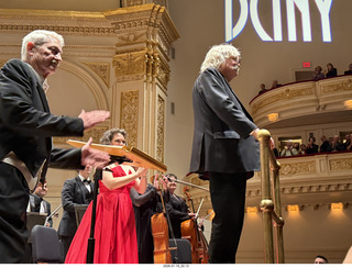 76 a2r. New York City - Manhattan - Carnegie Hall  - Sir Karl Jenkins himself