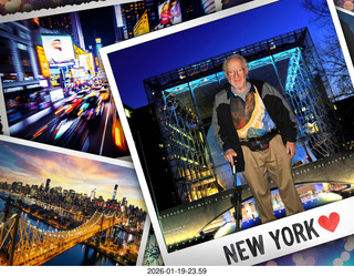 New York City - Manhattan - American Museum of Natural History  - Adam with rocket for godson Anthony