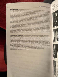 New York City - New York Ballet program