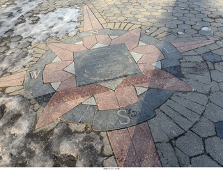 New York City - Manhattan - Rockafeller Center - ice skating rink with Prometheus