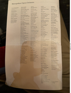 39 a2r. New York City - Manhattan - Metropolitan Opera Madama Butterfly - program