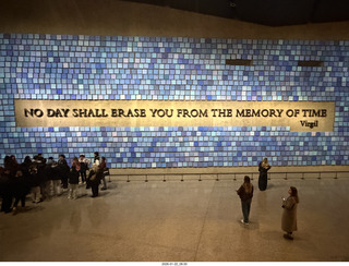 New York City - Manhattan - World Trade Center Museum wall