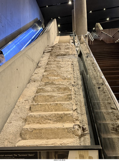 New York City - Manhattan - World Trade Center Museum stairs