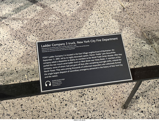 New York City - Manhattan - World Trade Center Museum sign