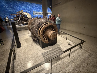 New York City - Manhattan - World Trade Center Museum elevator motor