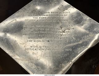 New York City - Manhattan - World Trade Center Museum firetruck