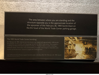 New York City - Manhattan - World Trade Center Museum