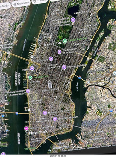 New York City - Manhattan - rose-petal ice-cream cone