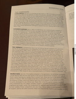 77 a2r. New York City - Manhattan - New York Ballet - program