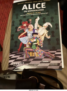 3 a2s. Ballet Arizona - Alice in Wonderland program