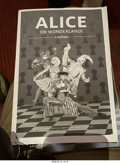6 a2s. Ballet Arizona - Alice in Wonderland program